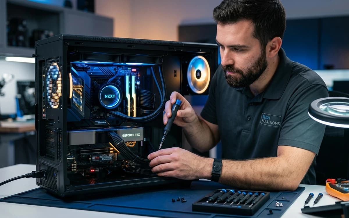 Desktop Computer PC Deep Thermal Dust Cleaning