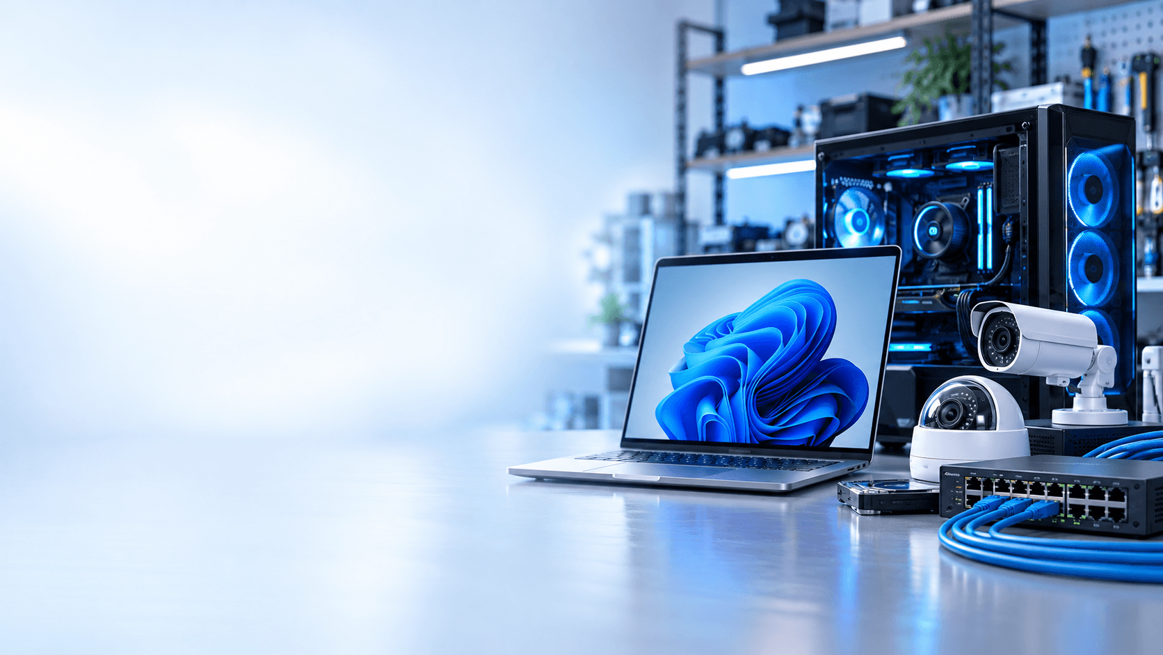 HABIBI TECH — laptop, PC, CCTV and networking lab